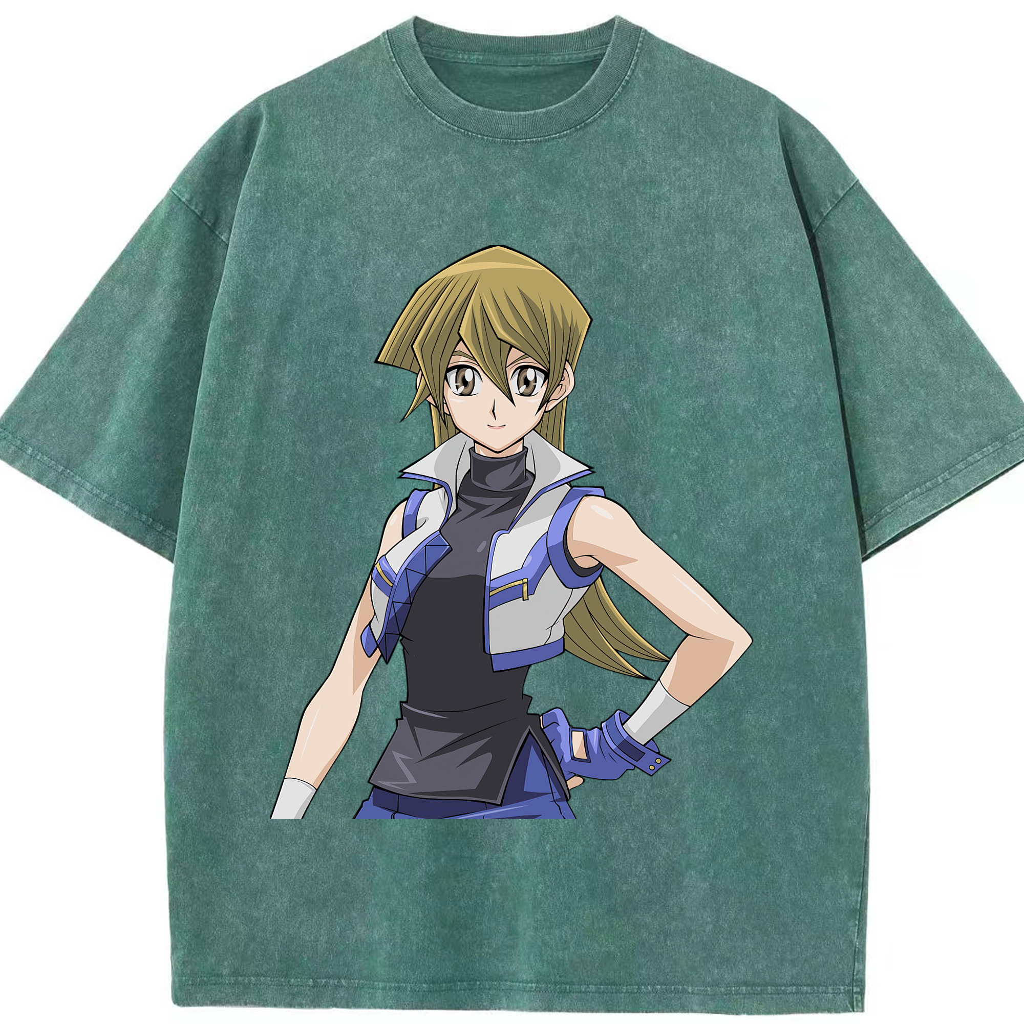 （画像用） 遊☆戯☆王 Yu-Gi-Oh! 綿100% ヴィンテージ風 半袖Tシャツ（フロントプリント）